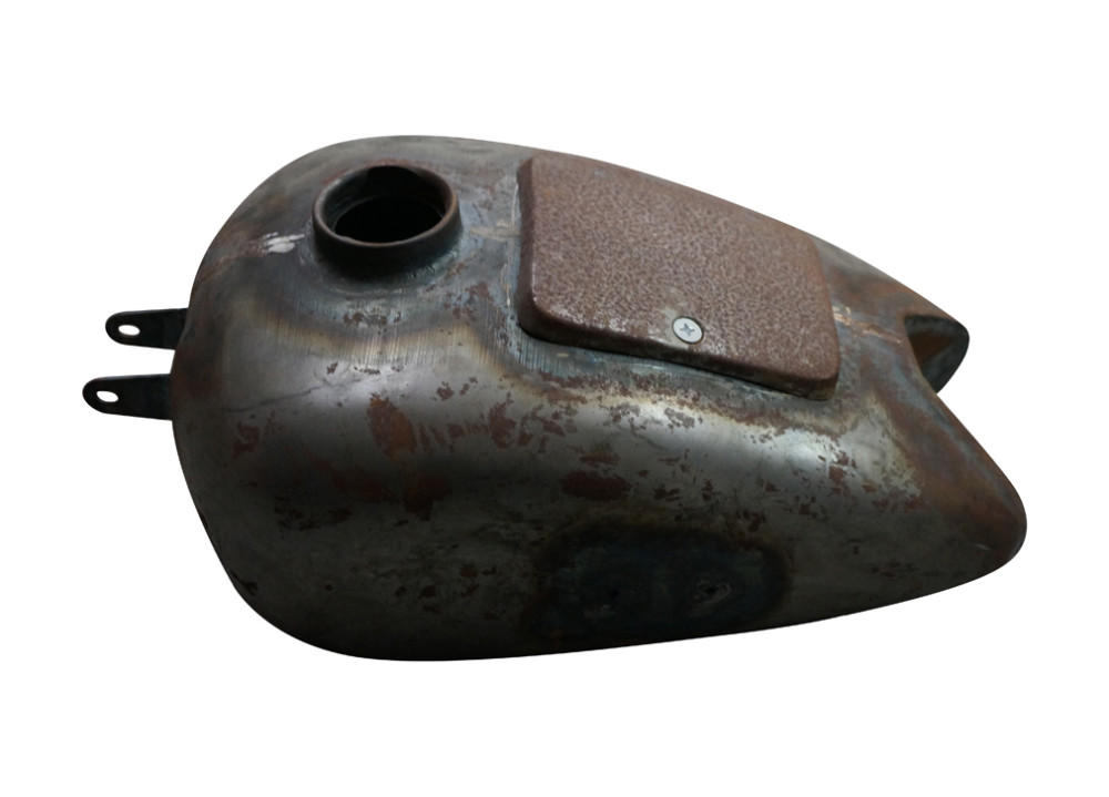 CJ750 R75/R71 styled fuel tank raw (with toolbox)