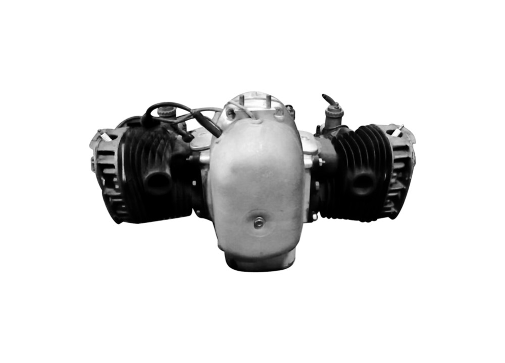 CJ750 Engine with gearbox complete assembly M1 6Volt SV Flat Head
