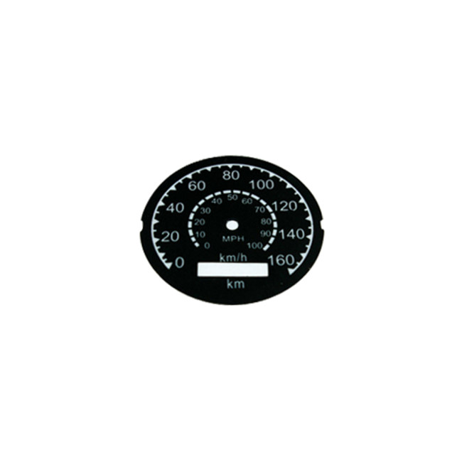 CJ750 tag Speedometer double meter sticker