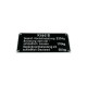CJ750 tag fit for M72 Steib sidecar front (earlier model)