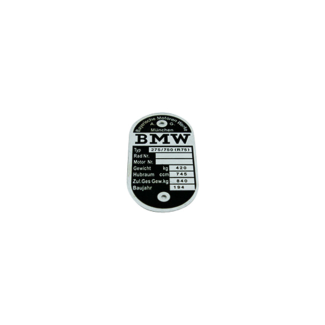 CJ750 tag fit for M72 R75 frame