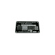 CJ750 tag fit for M72 Steib sidecar rear (earlier model)