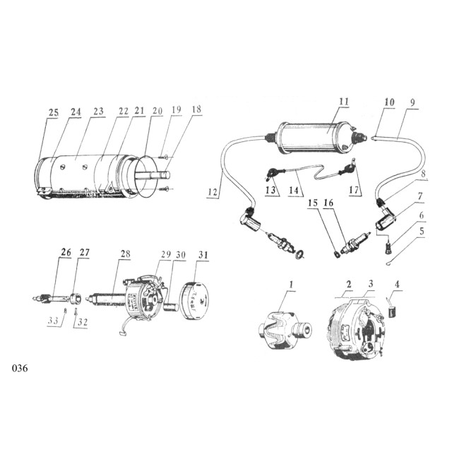 CJ750 M1M M1S 12V CATALOGUE PAGE 036