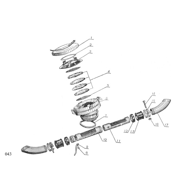 CJ750 M1M M1S 12V CATALOGUE PAGE 043
