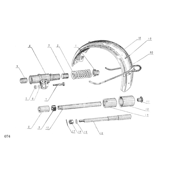 CJ750 M1M M1S 12V CATALOGUE PAGE 074