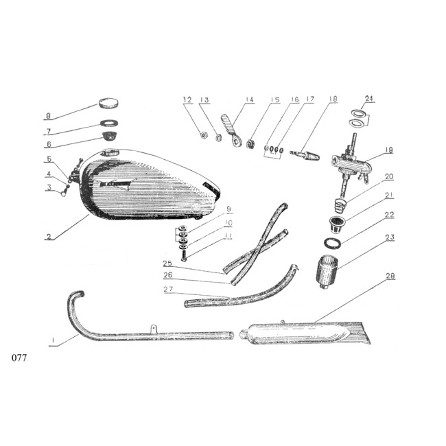 CJ750 M1M M1S 12V CATALOGUE PAGE 077