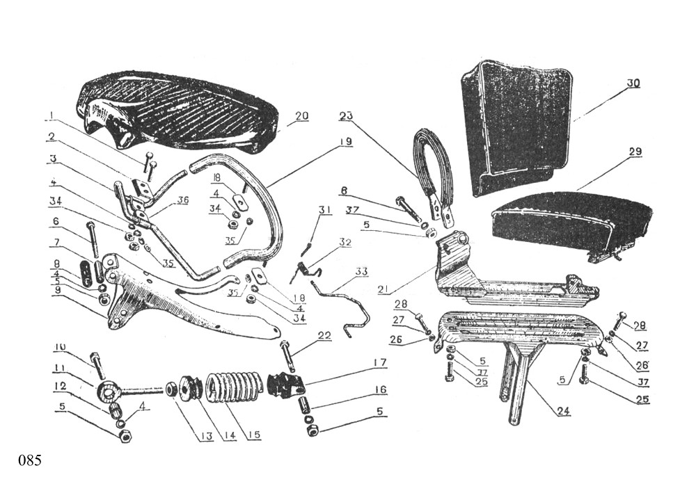 CJ750 M1M M1S 12V CATALOGUE PAGE 085