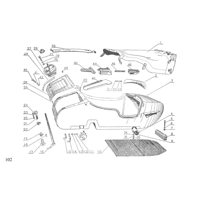 CJ750 M1M M1S 12V CATALOGUE PAGE 102