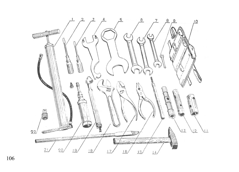 CJ750 M1M M1S 12V CATALOGUE PAGE 106