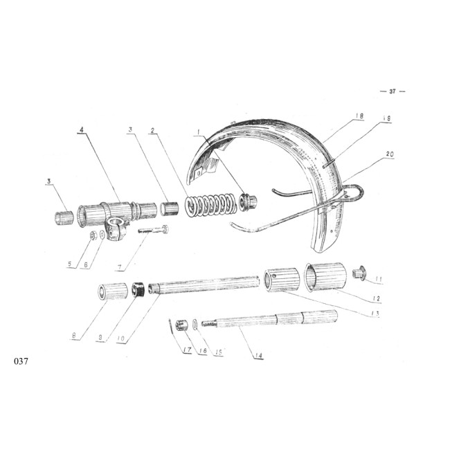 CJ750 M1 6V CATALOGUE PAGE 037