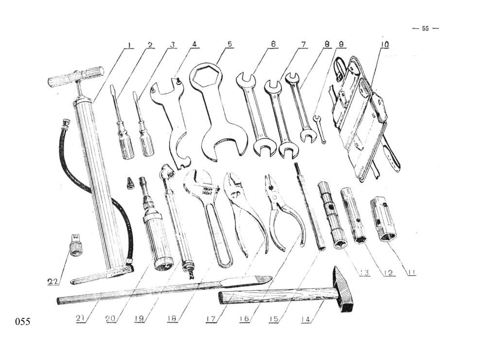 CJ750 M1 6V CATALOGUE PAGE 055